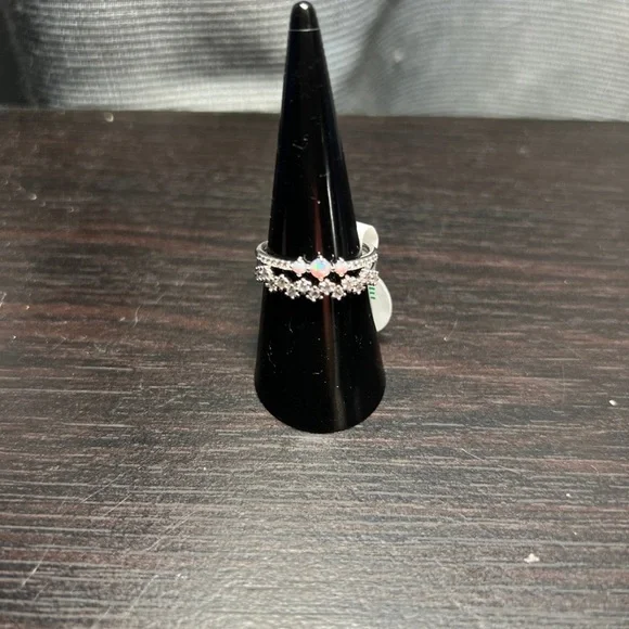 BP Silver Ring with Opal Accent - Picture 2 of 6